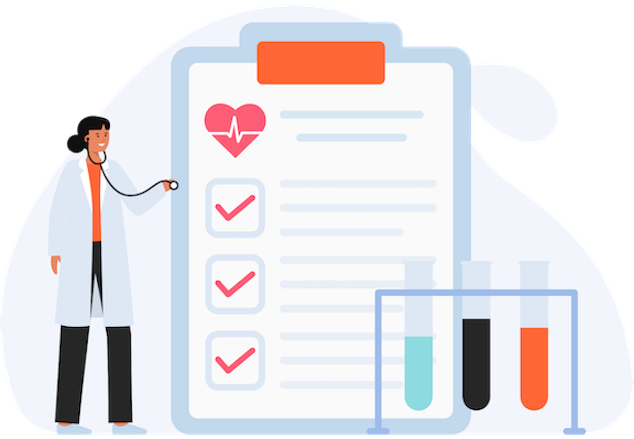 doctor checking